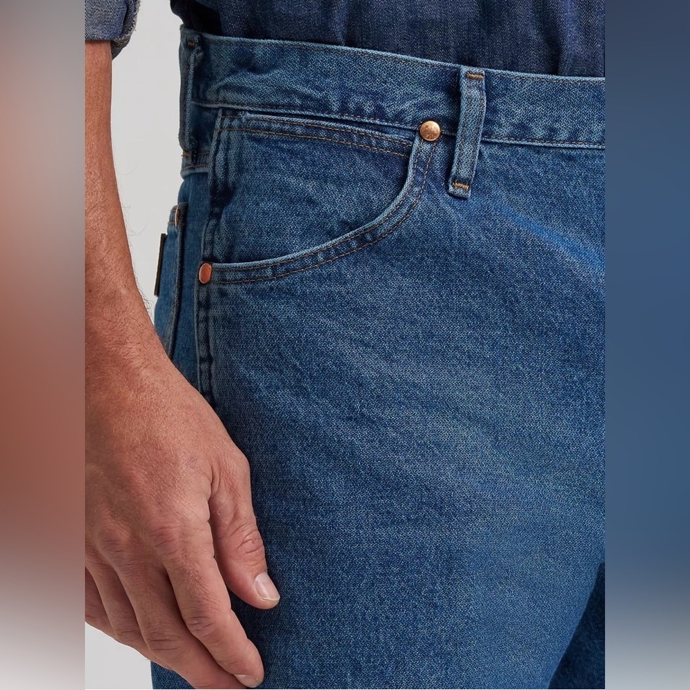 Men’s Wrangler - WRANGLER COWBOY CUT ORIGINAL FIT JEAN - Size 35x38 - Picture 6 of 12